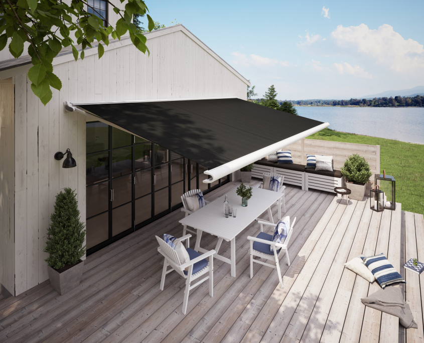 Markilux scherm aan een modern huis